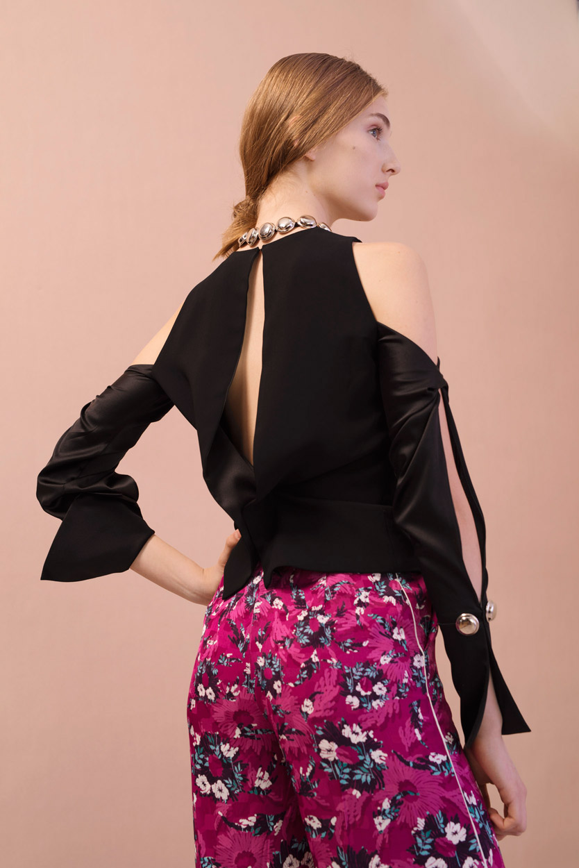 Pantalones de pernera ancha en estampado floral  